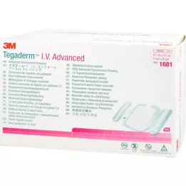 TEGADERM 3M I.V. Geavanceerde Fixatie V.7x8 cm 1681, 100 st