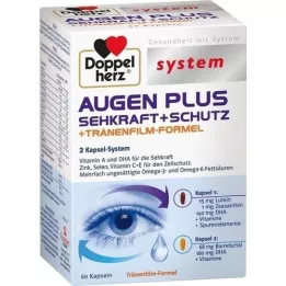 DOPPELHERZ Eyes plus vision+protection system capsules, 60 stuks