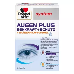 DOPPELHERZ Eyes plus vision+protection system capsules, 60 stuks