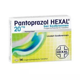 PANTOPRAZOL HEXAL b.Brandend maagzuur enteric-coated tabletten, 14 stuks