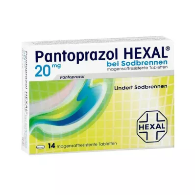 PANTOPRAZOL HEXAL b.Brandend maagzuur enteric-coated tabletten, 14 stuks PANTOPRAZOL HEXAL b.Brandend maagzuur enteric-coated tabletten, 14 stuks