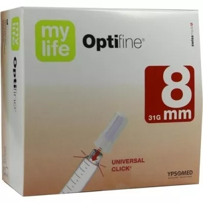 MYLIFE Optifine pennaalden 8 mm, 100 stuks