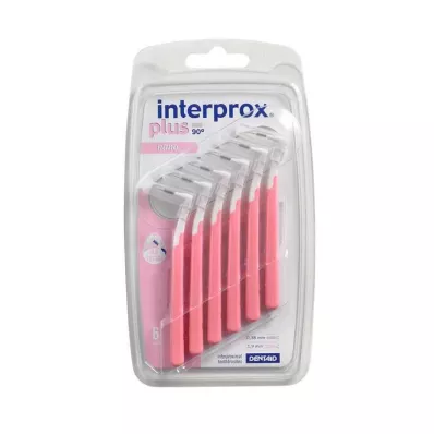INTERPROX plus nano roze interdentale rager, 6 stuks