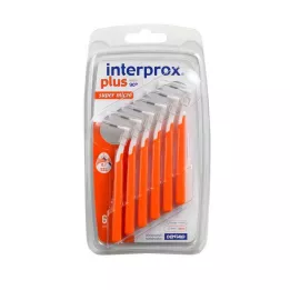 INTERPROX plus super micro oranje interdentale pads, 6 stuks