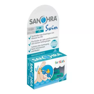 SANOHRA zwemoorbeschermers voor kinderen, 2 stuks SANOHRA zwemoorbeschermers voor kinderen, 2 stuks