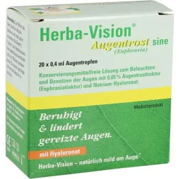 HERBA-VISION Ogentroost sinus oogdruppels, 20X0,4 ml