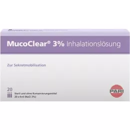 MUCOCLEAR 3% NaCl-inhalatieoplossing, 20X4 ml