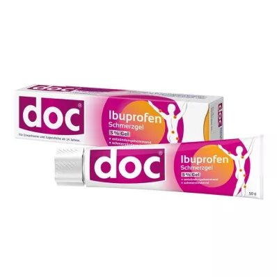 DOC IBUPROFEN Pijngel 5%, 50 g DOC IBUPROFEN Pijngel 5%, 50 g