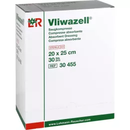 VLIWAZELL Absorberende kompressen steriel 20x25 cm, 30 stuks