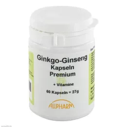 GINKGO+GINSENG Premium capsules, 60 stuks