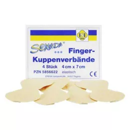 SENADA Vingertopverband 4x7 cm, 4 stuks