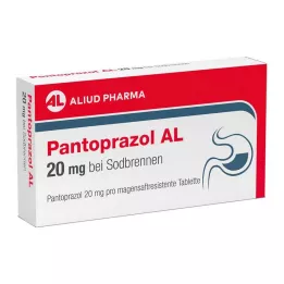 PANTOPRAZOL AL 20 mg maagzuur enteric-coated tabletten, 14 stuks