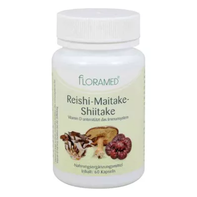 REISHI-MAITAKE-Shitake-capsules goed voor gezonde cellen, 60 stuks