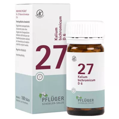 BIOCHEMIE ploegerspleister 27 Kalium bichromicum D 6 bl, 100 st