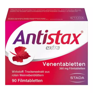ANTISTAX extra ader tabletten, 90 stuks ANTISTAX extra ader tabletten, 90 stuks