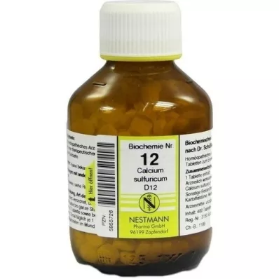 BIOCHEMIE Calcium sulphuricum D 12 tabletten, 400 st