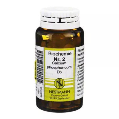 BIOCHEMIE 2 Calciumfosforicum D 6 tabletten, 100 st BIOCHEMIE 2 Calciumfosforicum D 6 tabletten, 100 st