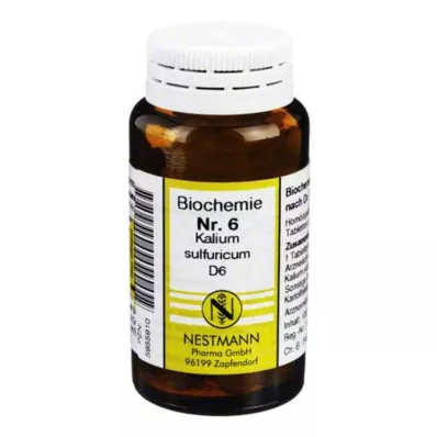 BIOCHEMIE 6 Kalium sulphuricum D 6 tabletten, 100 st BIOCHEMIE 6 Kalium sulphuricum D 6 tabletten, 100 st