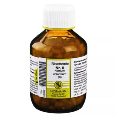 BIOCHEMIE 8 Natrium chloratum D 6 tabletten, 400 st BIOCHEMIE 8 Natrium chloratum D 6 tabletten, 400 st