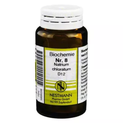 BIOCHEMIE 8 Natrium chloratum D 12 tabletten, 100 st BIOCHEMIE 8 Natrium chloratum D 12 tabletten, 100 st