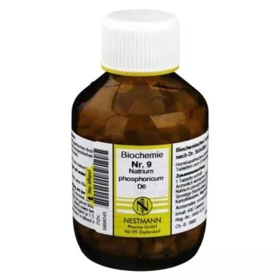 BIOCHEMIE 9 Natrium phosphoricum D 6 tabletten, 400 st BIOCHEMIE 9 Natrium phosphoricum D 6 tabletten, 400 st