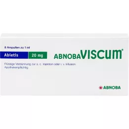 ABNOBAVISCUM Abietis 20 mg ampullen, 8 stuks