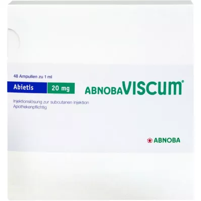 ABNOBAVISCUM Abietis 20 mg ampullen, 48 stuks