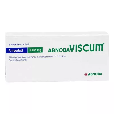 ABNOBAVISCUM Amygdali 0,02 mg ampullen, 8 stuks