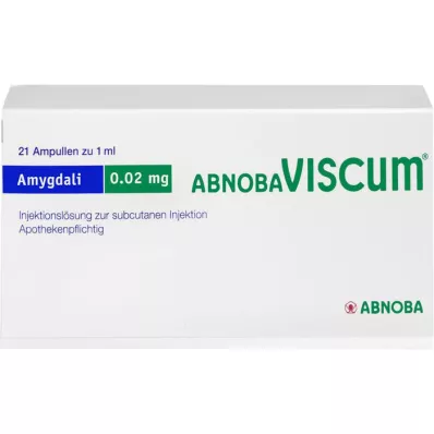 ABNOBAVISCUM Amygdali 0,02 mg ampullen, 21 stuks