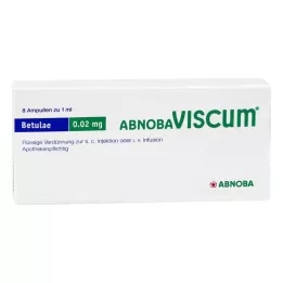 ABNOBAVISCUM Betulae 0,02 mg ampullen, 8 stuks