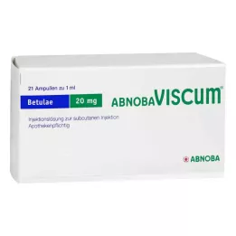 ABNOBAVISCUM Betulae 20 mg ampullen, 21 stuks
