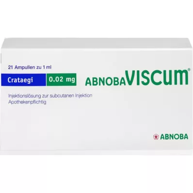 ABNOBAVISCUM Crataegi 0,02 mg ampullen, 21 stuks