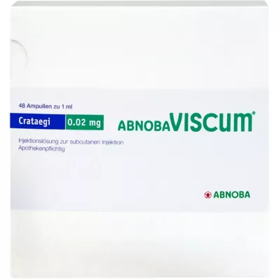 ABNOBAVISCUM Crataegi 0,02 mg ampullen, 48 stuks