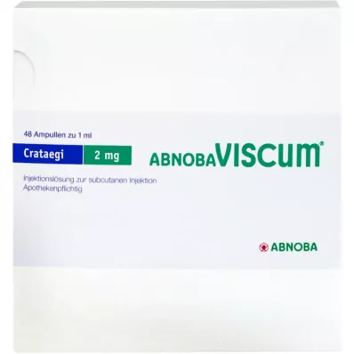 ABNOBAVISCUM Crataegi 2 mg ampullen, 48 stuks