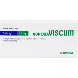 ABNOBAVISCUM Crataegi 20 mg ampullen, 8 stuks