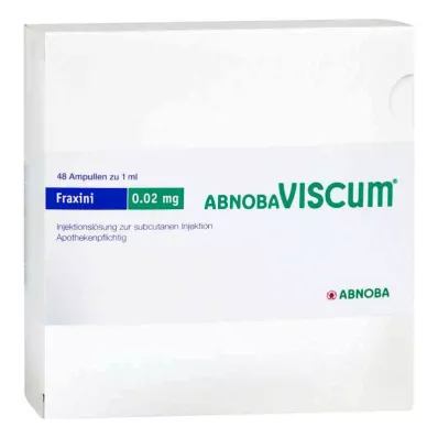 ABNOBAVISCUM Fraxini 0,02 mg ampullen, 48 stuks
