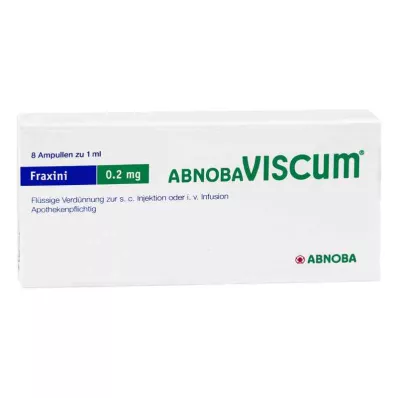 ABNOBAVISCUM Fraxini 0,2 mg ampullen, 8 stuks