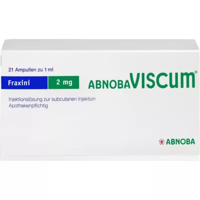 ABNOBAVISCUM Fraxini 2 mg ampullen, 21 stuks