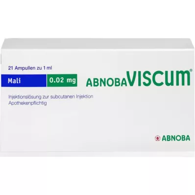 ABNOBAVISCUM Mali 0,02 mg ampullen, 21 stuks