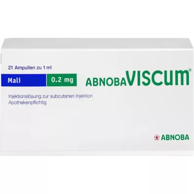 ABNOBAVISCUM Mali 0,2 mg ampullen, 21 stuks