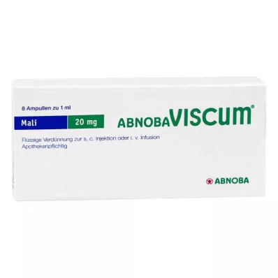 ABNOBAVISCUM Mali 20 mg ampullen, 8 stuks ABNOBAVISCUM Mali 20 mg ampullen, 8 stuks