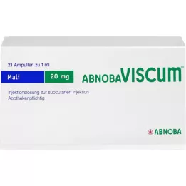 ABNOBAVISCUM Mali 20 mg ampullen, 21 stuks