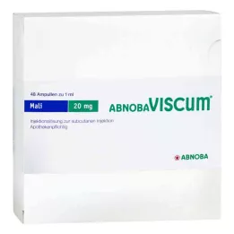 ABNOBAVISCUM Mali 20 mg ampullen, 48 stuks