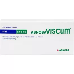 ABNOBAVISCUM Pini 0,02 mg ampullen, 8 stuks