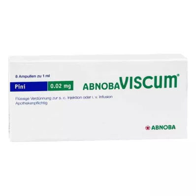 ABNOBAVISCUM Pini 0,02 mg ampullen, 8 stuks