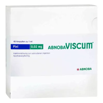 ABNOBAVISCUM Pini 0,02 mg ampullen, 48 stuks