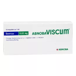 ABNOBAVISCUM Quercus 0,02 mg ampullen, 8 stuks
