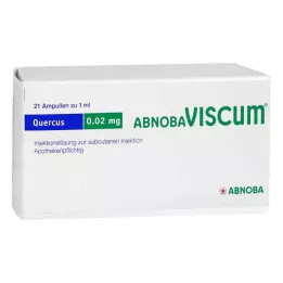 ABNOBAVISCUM Quercus 0,02 mg ampullen, 21 stuks