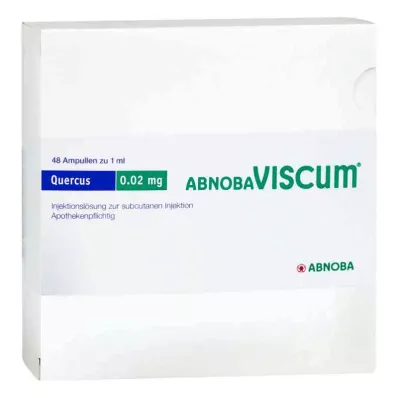 ABNOBAVISCUM Quercus 0,02 mg ampullen, 48 stuks