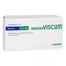 ABNOBAVISCUM Quercus 0,2 mg ampullen, 21 stuks